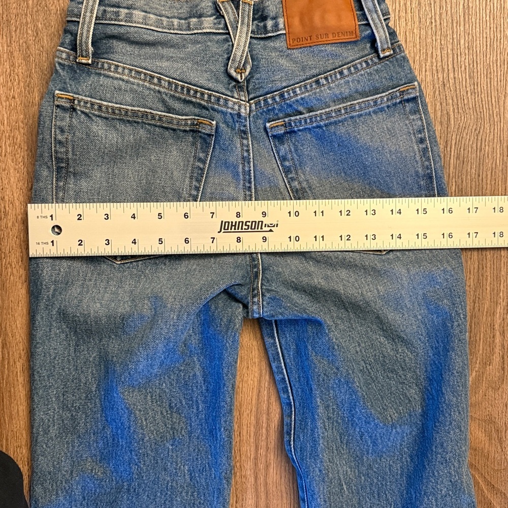 Point Sur medium denim straight leg Classic Blue Denim Jeans - Picture 6 of 9